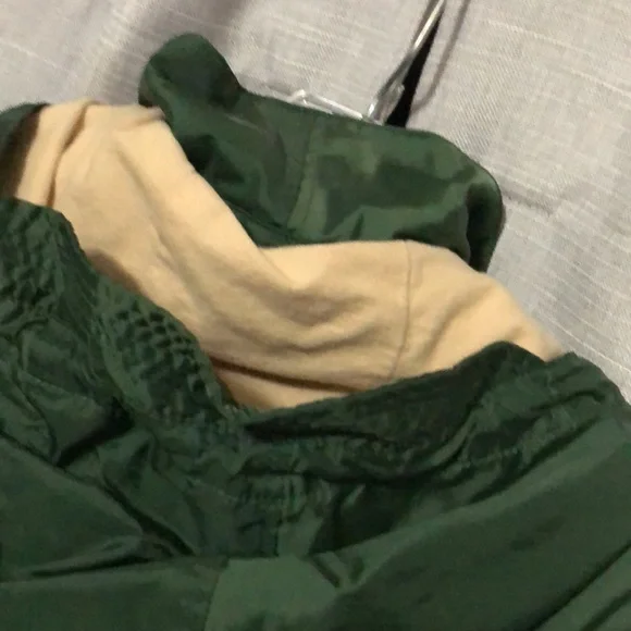 EUC RL POLO Snap Front WindBreaker-Green/Tan-Sz S-Nylon Lined-Detachable Hood - Picture 9 of 14